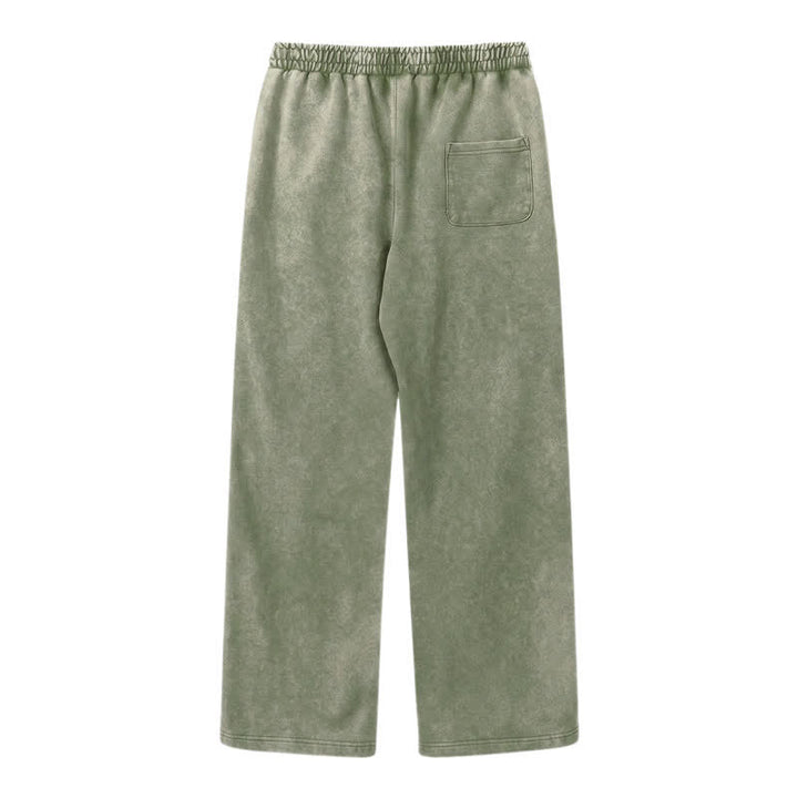 Christianartworkshop Faith Over Fear Statement Washed Sweatpants - image 25