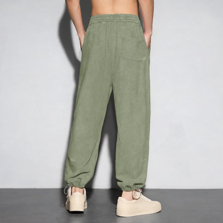 Christianartworkshop Faith Over Fear Statement Washed Sweatpants - image 29