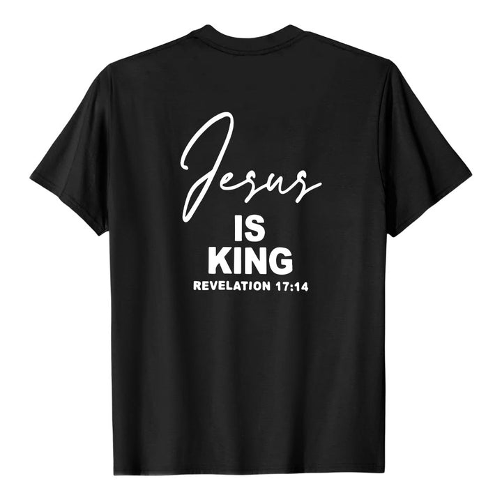 Christianartworkshop "Jesus IS KING" T-shirt - image 8