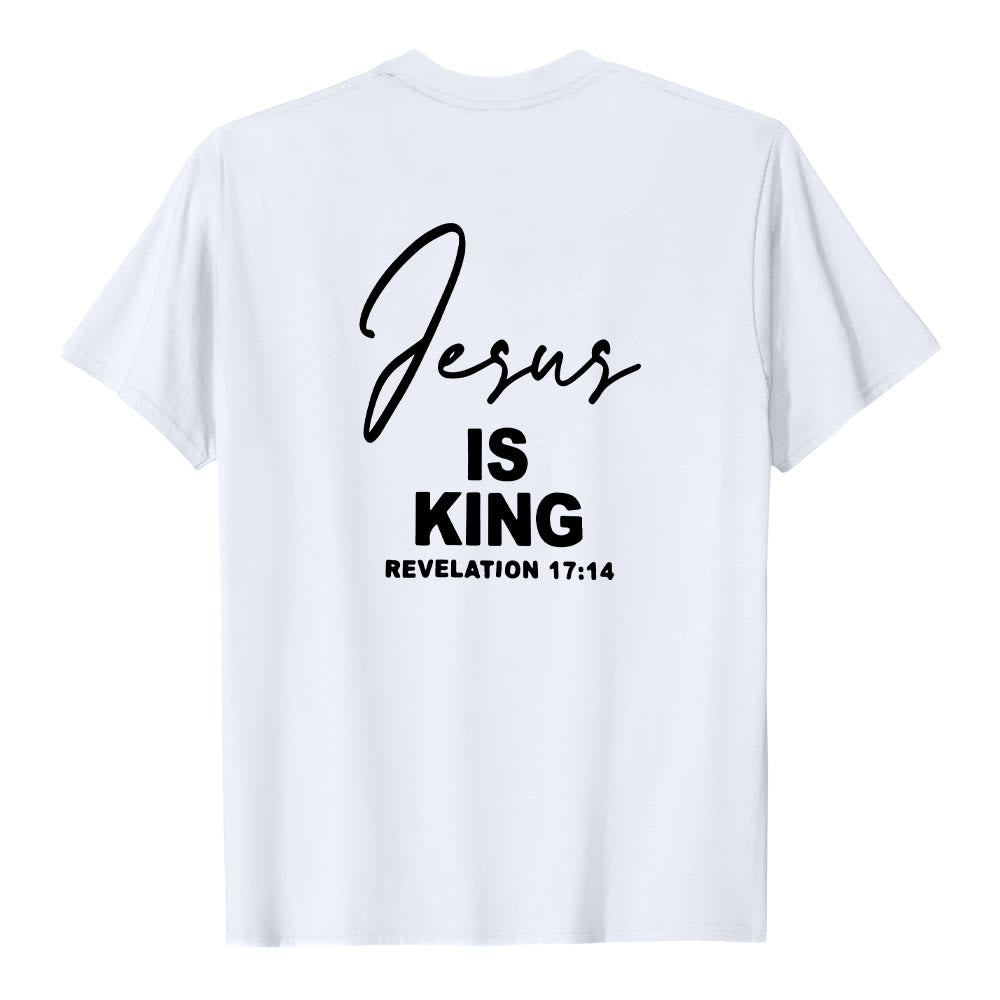 Christianartworkshop "Jesus IS KING" T-shirt - image 5