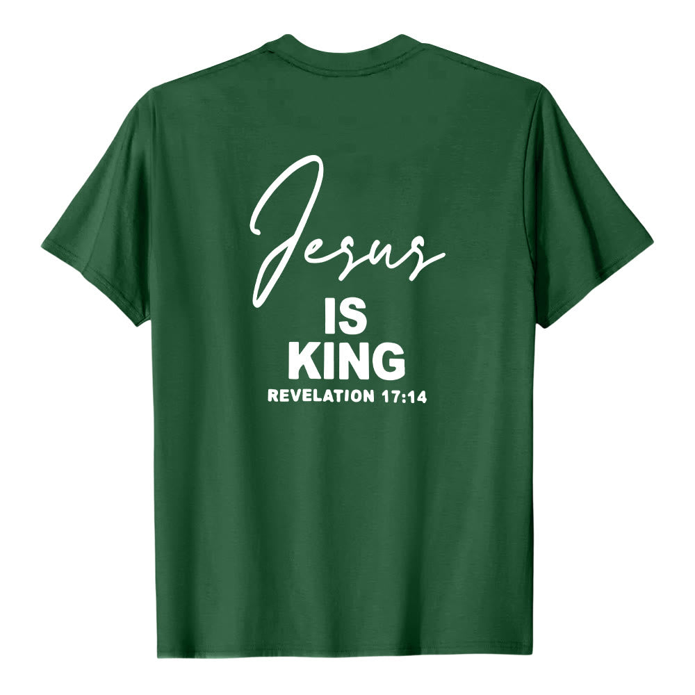 Christianartworkshop "Jesus IS KING" T-shirt - image 23