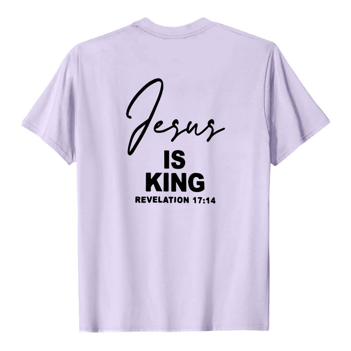 Christianartworkshop "Jesus IS KING" T-shirt - image 17