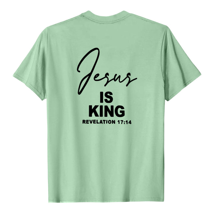 Christianartworkshop "Jesus IS KING" T-shirt - image 27
