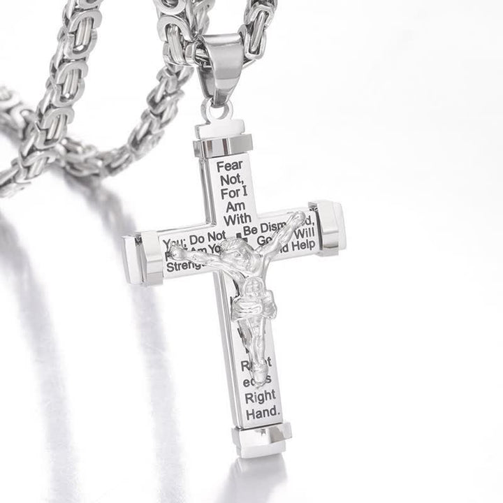 FREE Today: 3D Sculpted Stainless Crucifix Necklace: Symbol of Timeless Divine Promise - image 6