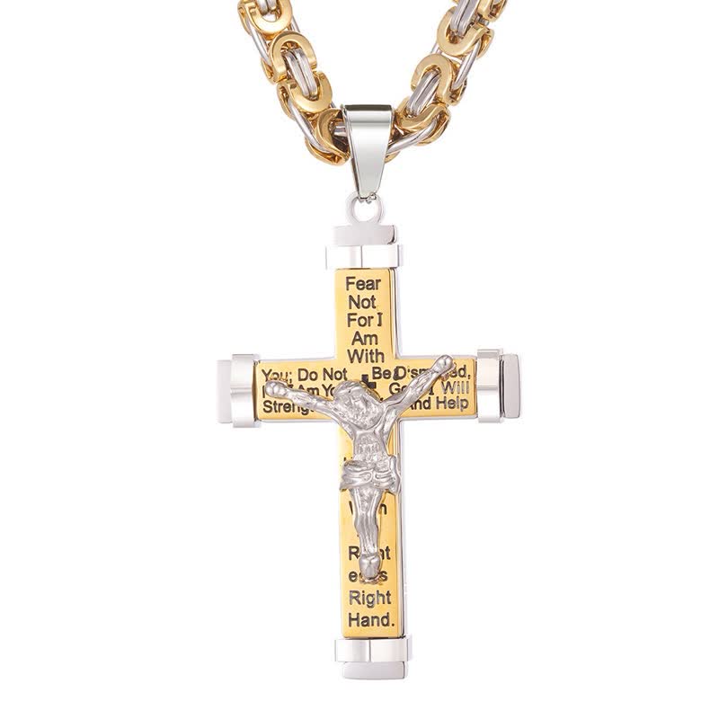 Christianartworkshop 3D Sculpted Stainless Crucifix Necklace: Symbol of Timeless Divine Promise - image 10