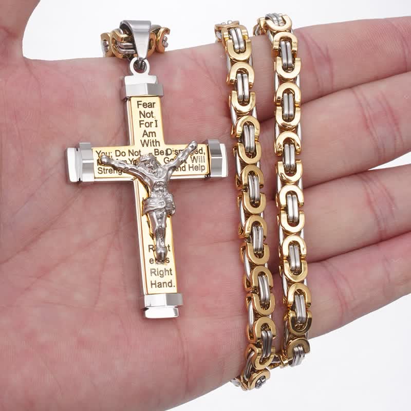 FREE Today: 3D Sculpted Stainless Crucifix Necklace: Symbol of Timeless Divine Promise - image 8