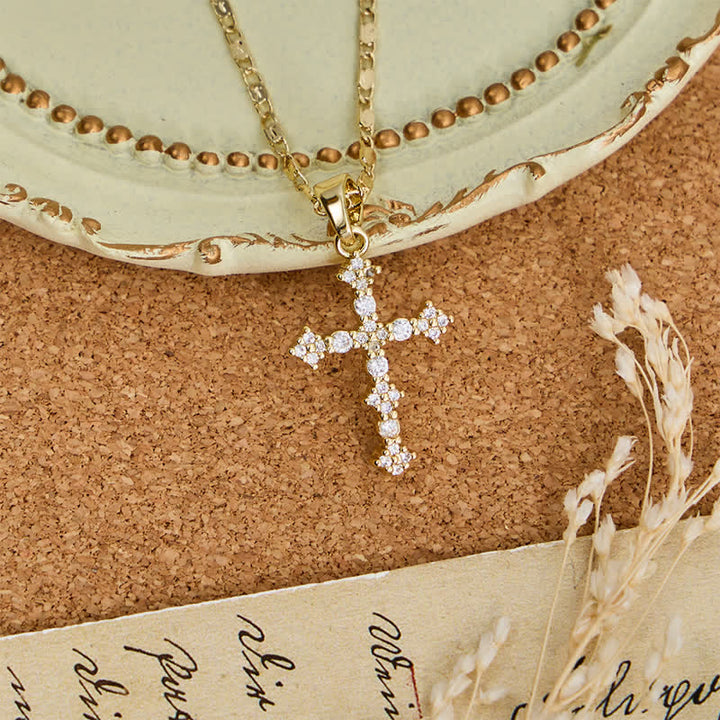 FREE Today: Slim Layered Copper Cross Stack Necklace: Token of Boundless Divine Love - image 8
