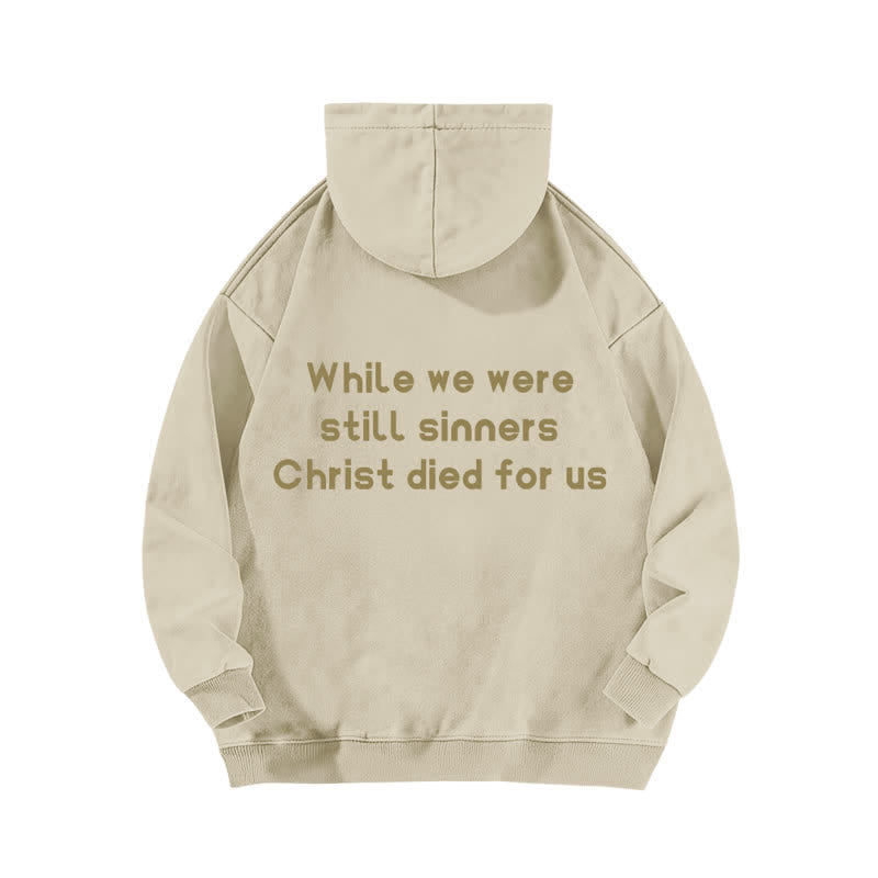 Christianartworkshop Good News Front And Verse Back Washed Hoodie - image 7
