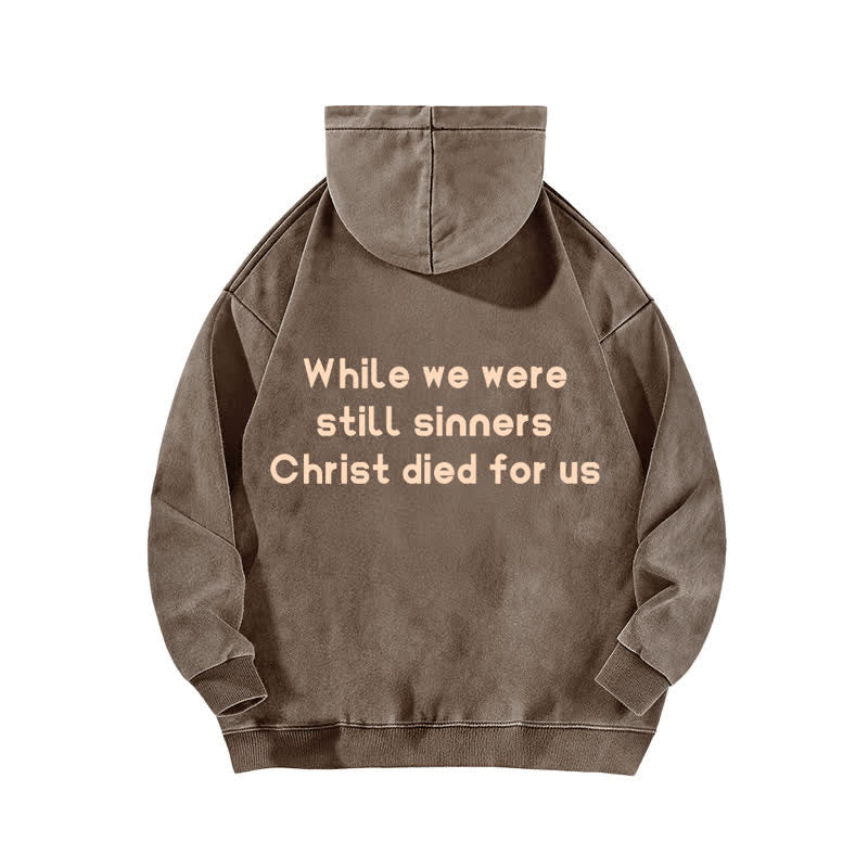Christianartworkshop Good News Front And Verse Back Washed Hoodie - image 1