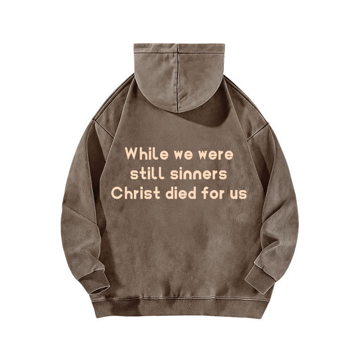 Christianartworkshop Good News Front And Verse Back Washed Hoodie - image 1