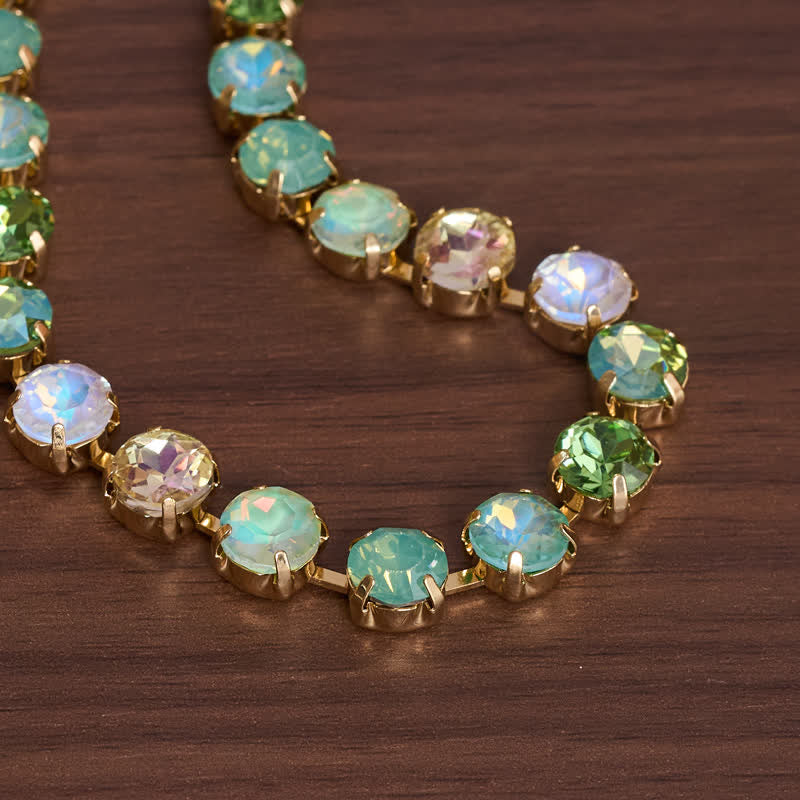 Christianartworkshop Statement Rivoli Crystal Copper Cross Necklace: Token of Unwavering Divine Majesty - image 4