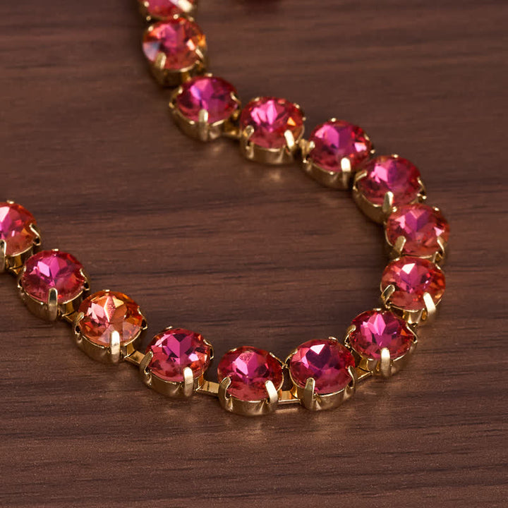 Christianartworkshop Statement Rivoli Crystal Copper Cross Necklace: Token of Unwavering Divine Majesty - image 14