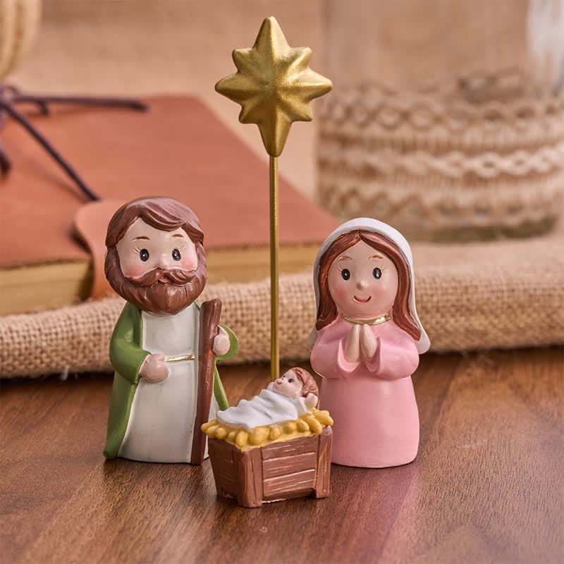 Christianartworkshop Precisely Handcrafted Nativity Character Set: Badge of Soft Heavenly Light - image 6