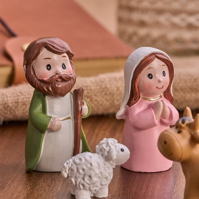 Christianartworkshop Precisely Handcrafted Nativity Character Set: Badge of Soft Heavenly Light - image 7