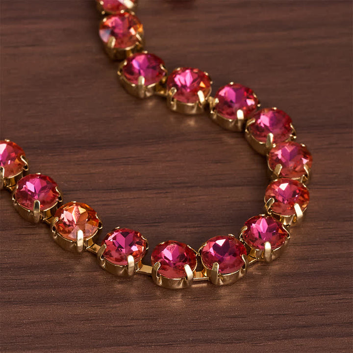 Christianartworkshop Statement Rivoli Crystal Copper Cross Necklace: Token of Unwavering Divine Majesty - image 13