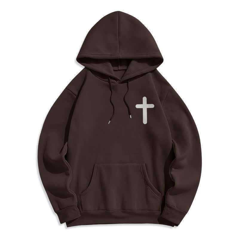 Christianartworkshop Jesus Loves You Oversized Fleece Pullover Hoodie - image 11