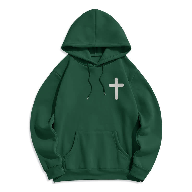 Christianartworkshop Jesus Loves You Oversized Fleece Pullover Hoodie - image 17