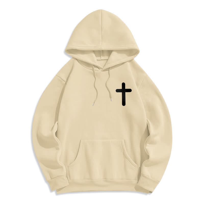 Christianartworkshop Jesus Loves You Oversized Fleece Pullover Hoodie - image 14