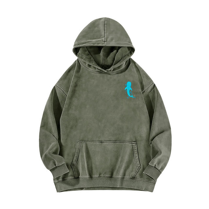 Christianartworkshop Deep Waters Isaiah 43:2 Whale Shark Washed Hoodie - image 14