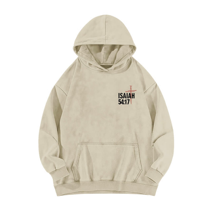 Christianartworkshop No Weapon Formed Against Me Washed Hoodie - image 5