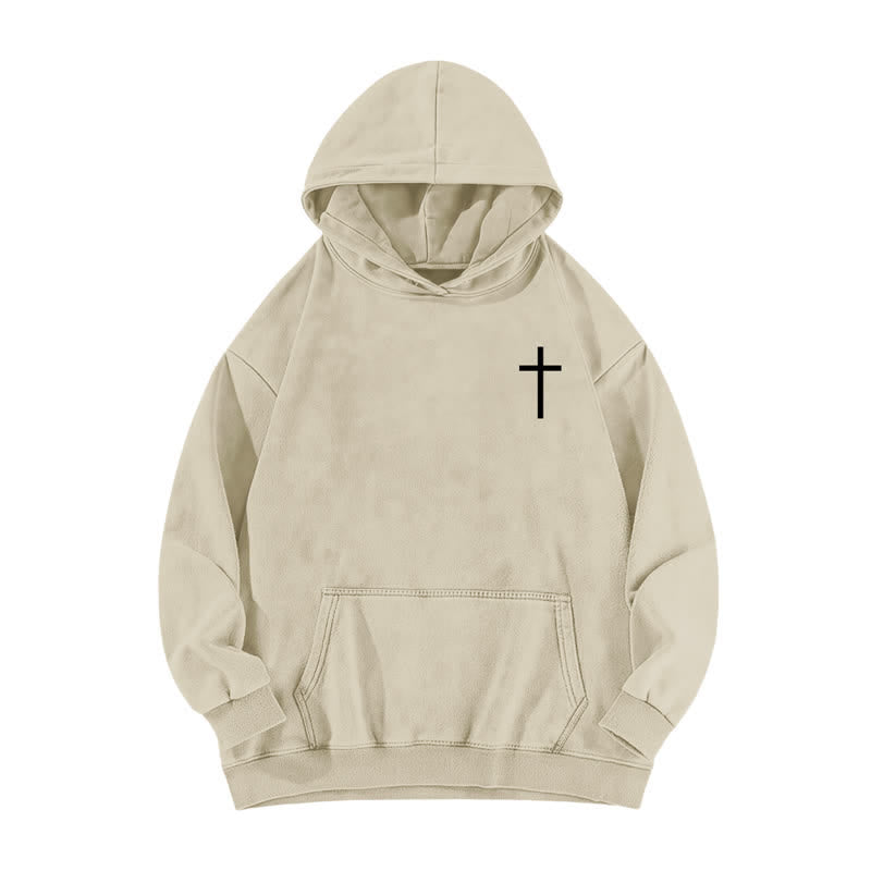 Christianartworkshop Jesus Is King Crown Of Thorns Washed Hoodie - image 2