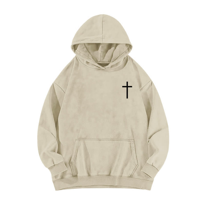 Christianartworkshop Jesus Is King Crown Of Thorns Washed Hoodie - image 2