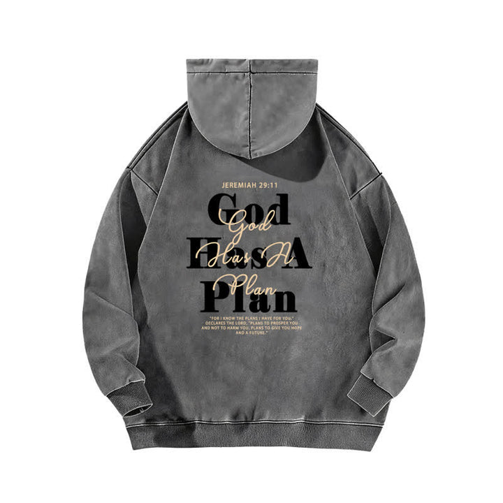 Christianartworkshop Jesus Saves Good News Front And Back Washed Hoodie - image 4