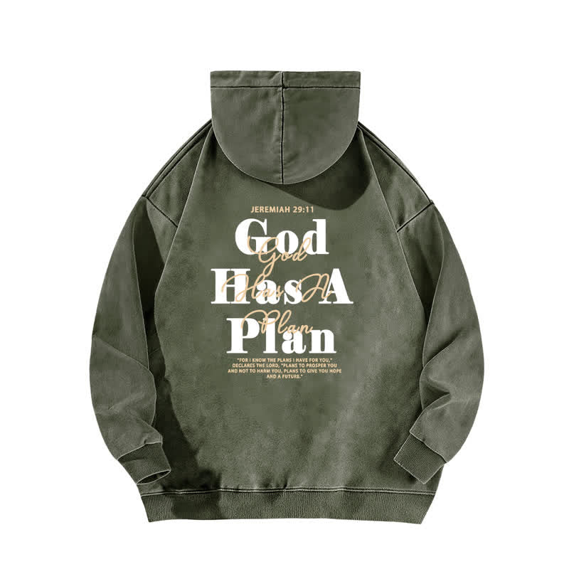 Christianartworkshop Jesus Saves Good News Front And Back Washed Hoodie - image 7