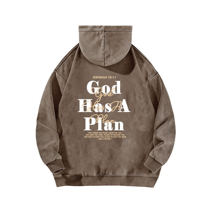 Christianartworkshop Jesus Saves Good News Front And Back Washed Hoodie - image 10