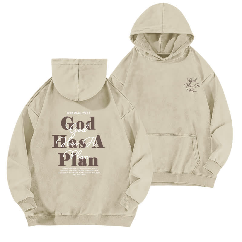 Christianartworkshop Jesus Saves Good News Front And Back Washed Hoodie - Apricot - 5XL - image 12