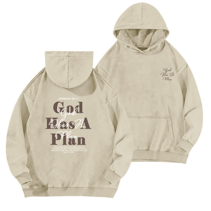 Christianartworkshop Jesus Saves Good News Front And Back Washed Hoodie - Apricot - 5XL - image 12