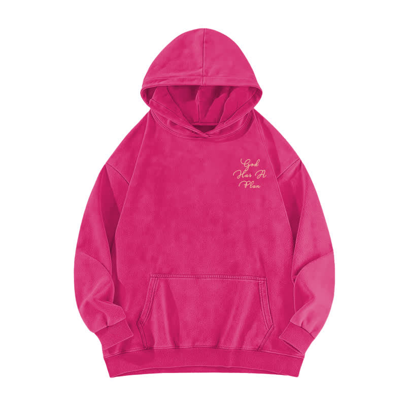 Christianartworkshop Jesus Saves Good News Front And Back Washed Hoodie - image 17