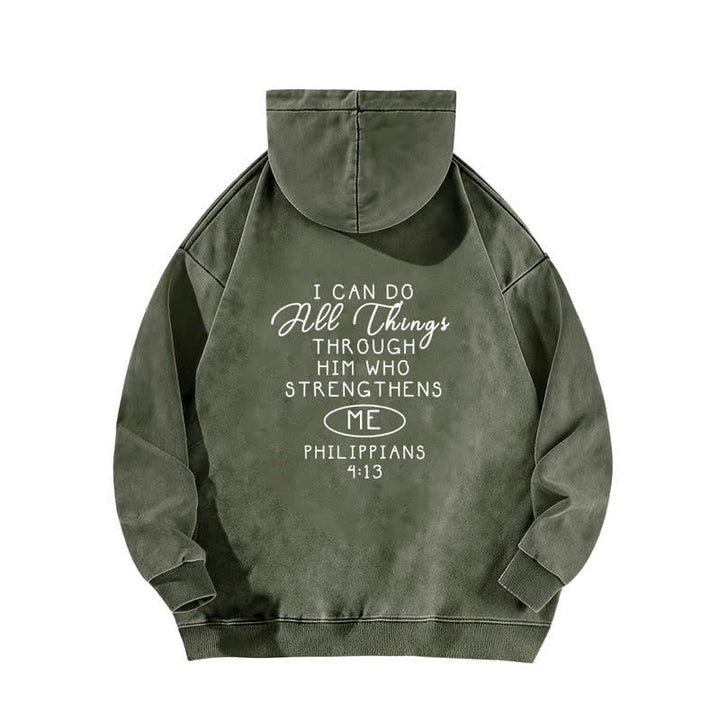 Christianartworkshop I Can Do All Things Cross Chest Washed Hoodie - image 10