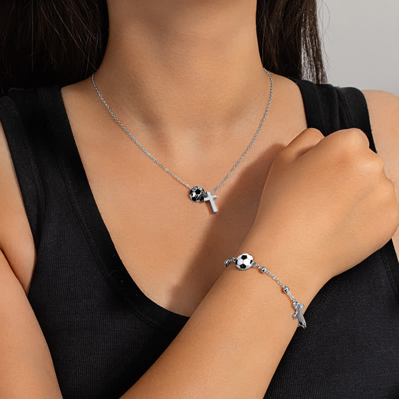 Christianartworkshop Lightweight Sacred Cross Jewelry Set: Token of Abiding Peace for Active Moments - Cross J Set (With Card) - image 10