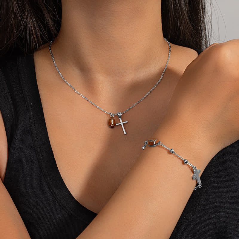 Christianartworkshop Lightweight Sacred Cross Jewelry Set: Token of Abiding Peace for Active Moments - Cross N Set (With Card) - image 14