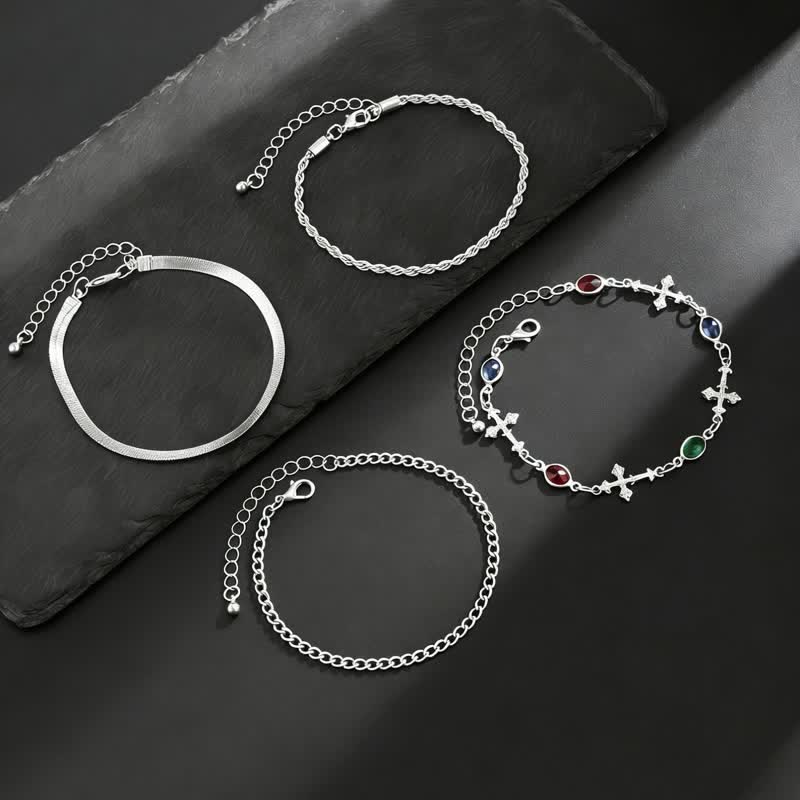 Christianartworkshop Elegant Multi-Style Cross Alloy Wrist Stack: Vessel of Quiet Devotion - image 9