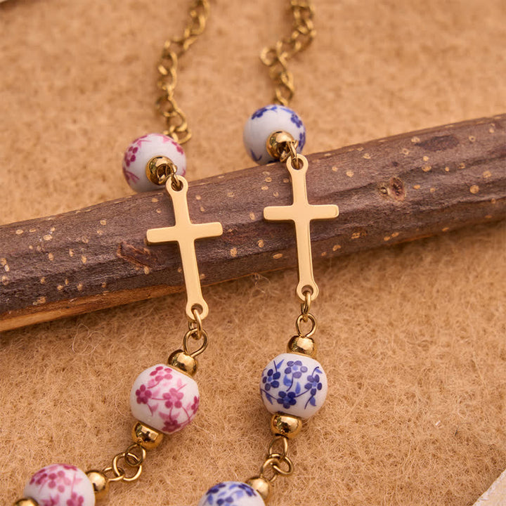 Christianartworkshop Sacred St. Benedict Cross Charm Bracelet: Symbol of Warm Spiritual Guidance - image 4