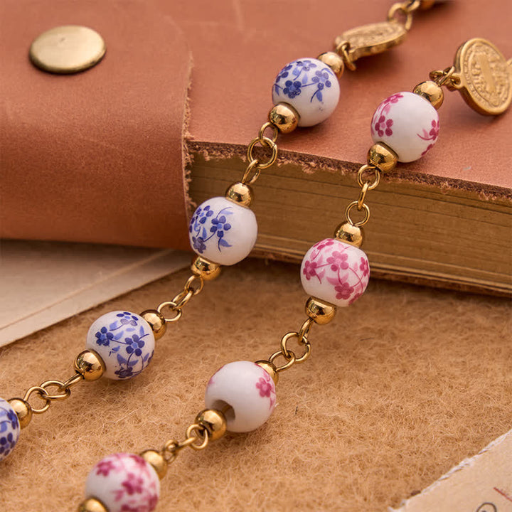 Christianartworkshop Sacred St. Benedict Cross Charm Bracelet: Symbol of Warm Spiritual Guidance - image 3