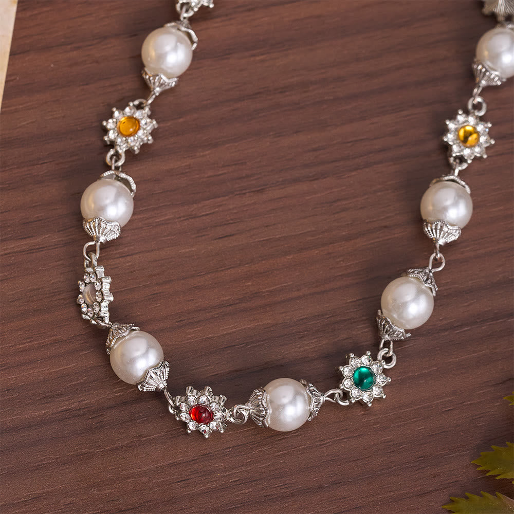 Christianartworkshop Tiered Faux Pearl Cross Chain: Token of Gentle Divine Protection - image 8
