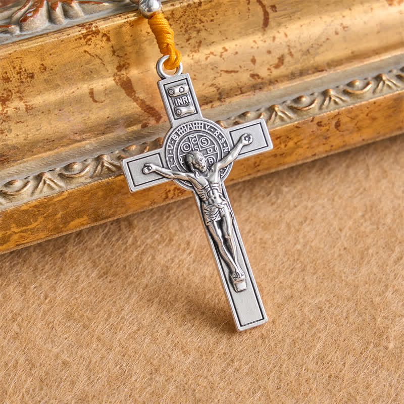 Christianartworkshop Heavenly Guard Beaded Rosary With Crucifix: Badge of Steady Guidance - image 4