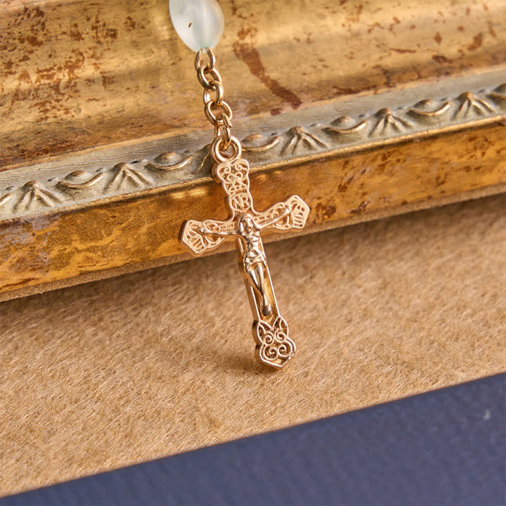 Christianartworkshop Starburst Our Lady of Luján Heart Rosary: Token of Enduring Grace - image 4
