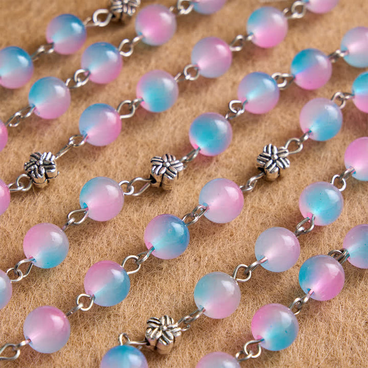 FREE Today: Ornate Our Lady of Miraculous Medal Rosary with Glass Beads: Sign of Divine Shelter - image 1