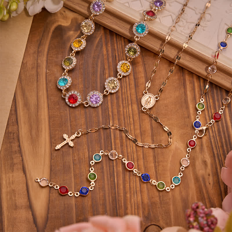 Christianartworkshop Layered Cross Necklace Set: Multistrand Faith & Fashion-Forward Expression - image 15