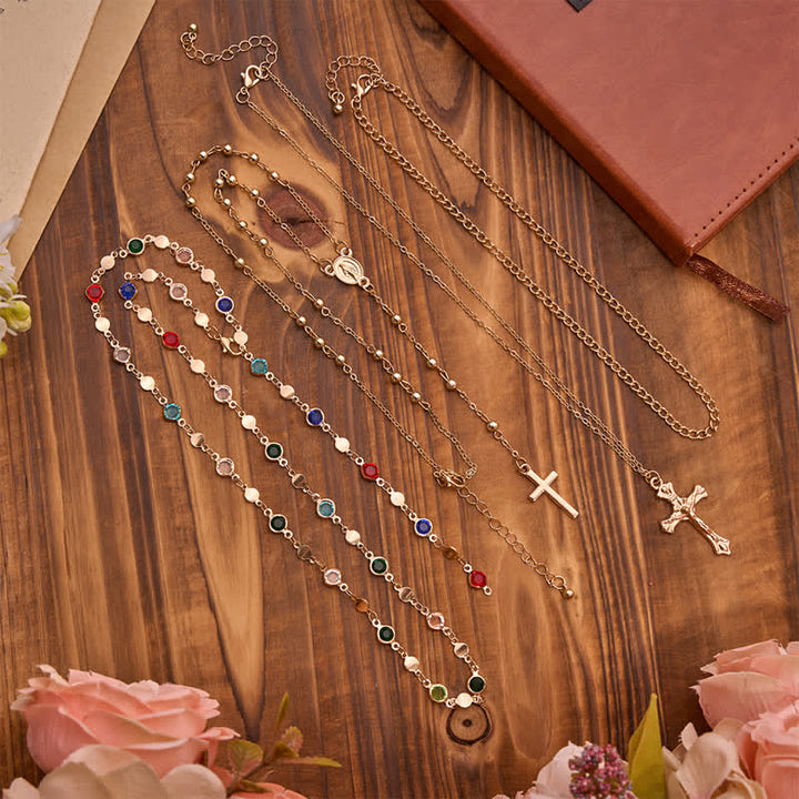 FREE Today: Layered Cross Necklace Set: Multistrand Faith & Fashion-Forward Expression - image 14