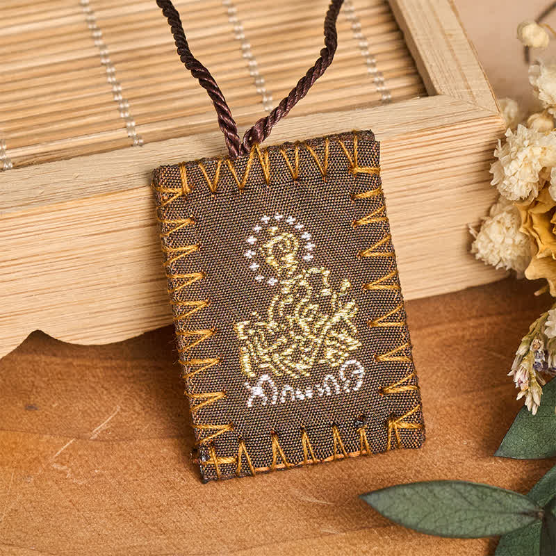 Christianartworkshop Dual‑Panel Soft Textile Scapular Set With Our Lady: Symbol of Serene Grace - image 4