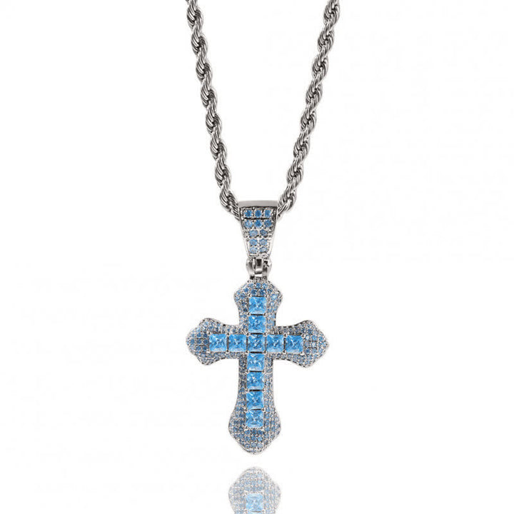 FREE Today: Chunky Sparkling Scalloped Cross With Rope Chain: Carrier of Bold Daily Benediction - image 4
