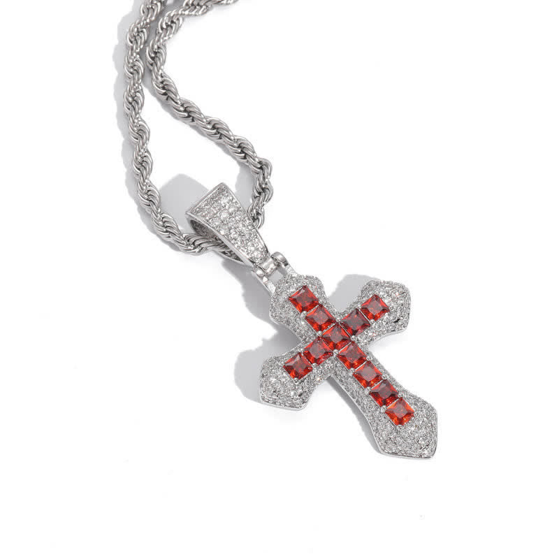 FREE Today: Chunky Sparkling Scalloped Cross With Rope Chain: Carrier of Bold Daily Benediction - image 6