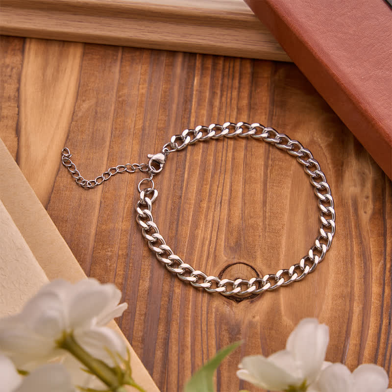FREE Today: Sleek Flat Cross Twin Chain Bracelet Set: Symbol of Quiet Daily Divine Guidance - image 5