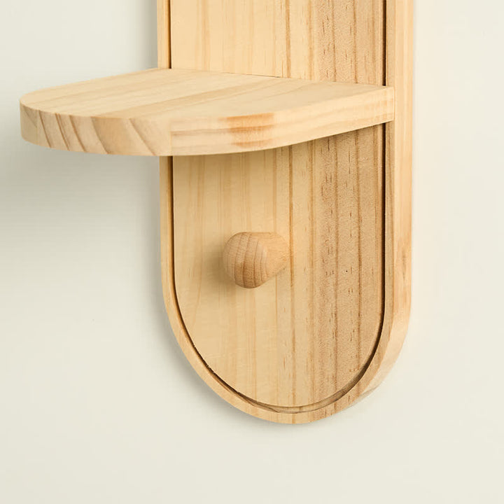 Christianartworkshop Wooden Prayer Altar Shelf With Printed Cross: Carrier of Timeless Sacred Blessing - image 4