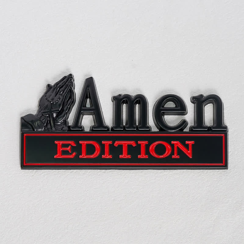Christianartworkshop 3D Metal Car Sticker With Praying Hands & Cross: Badge of Unwavering Heavenly Care - image 25